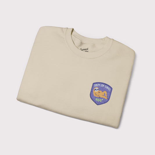 Dept. of Chill Embroidered Crewneck