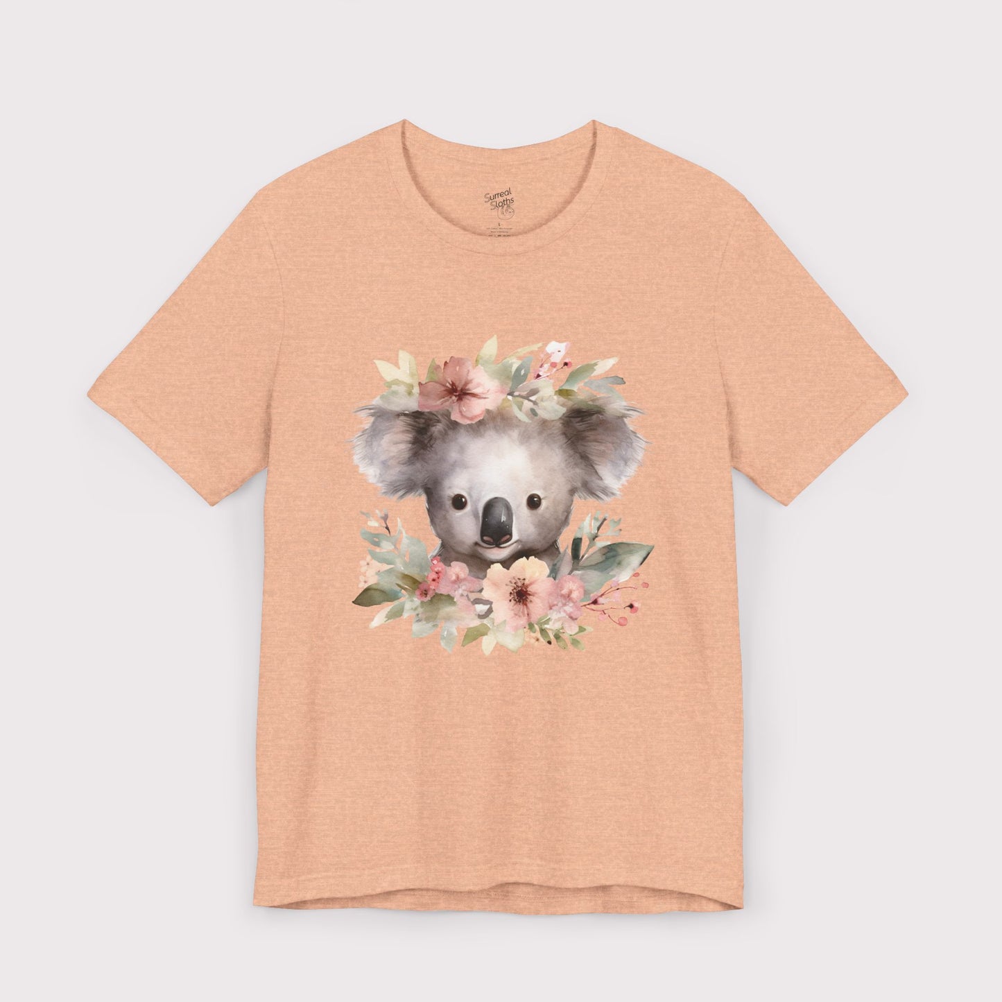 Floral Crown Koala - Jersey Tee