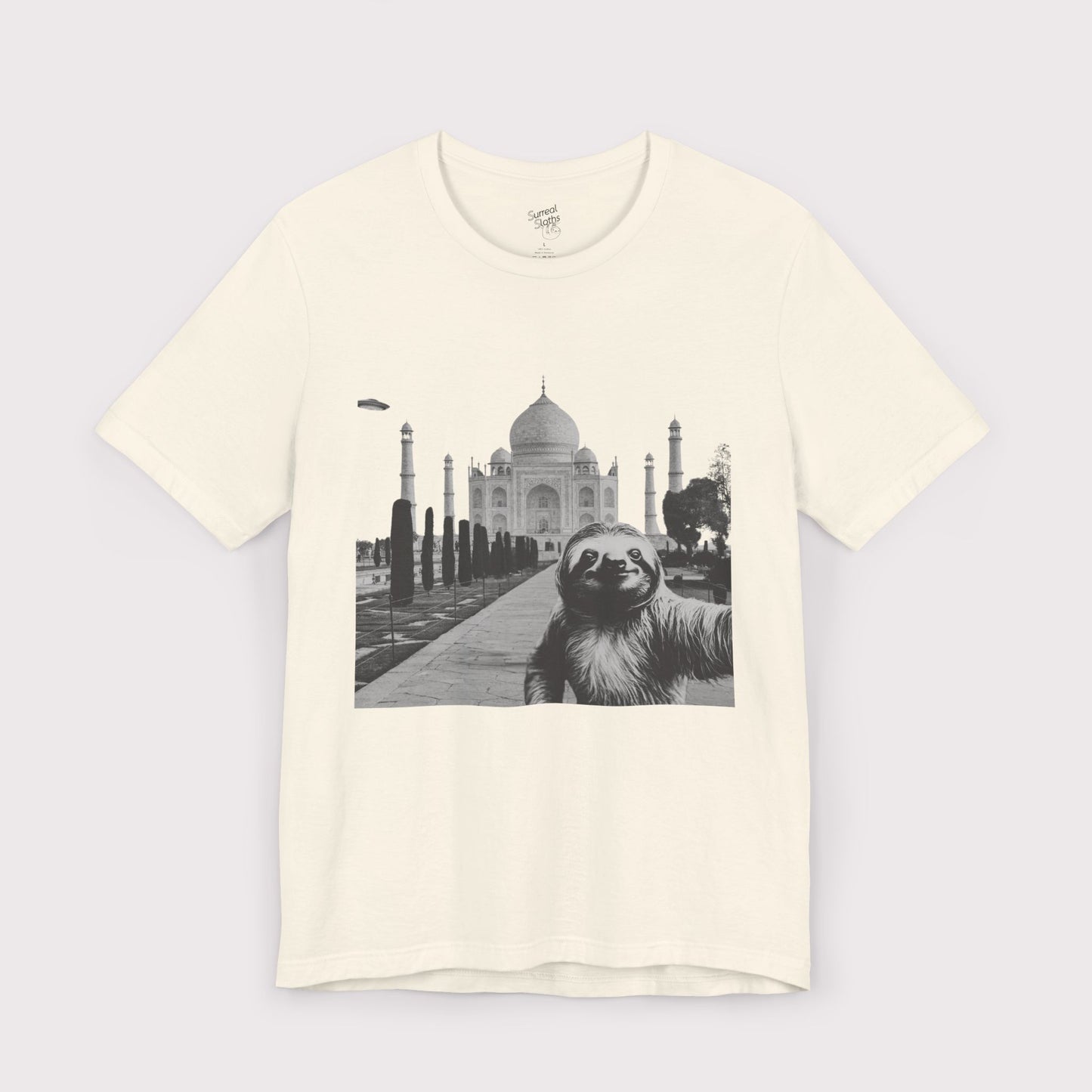 Sloth Selfie - Taj Mahal - Jersey Tee