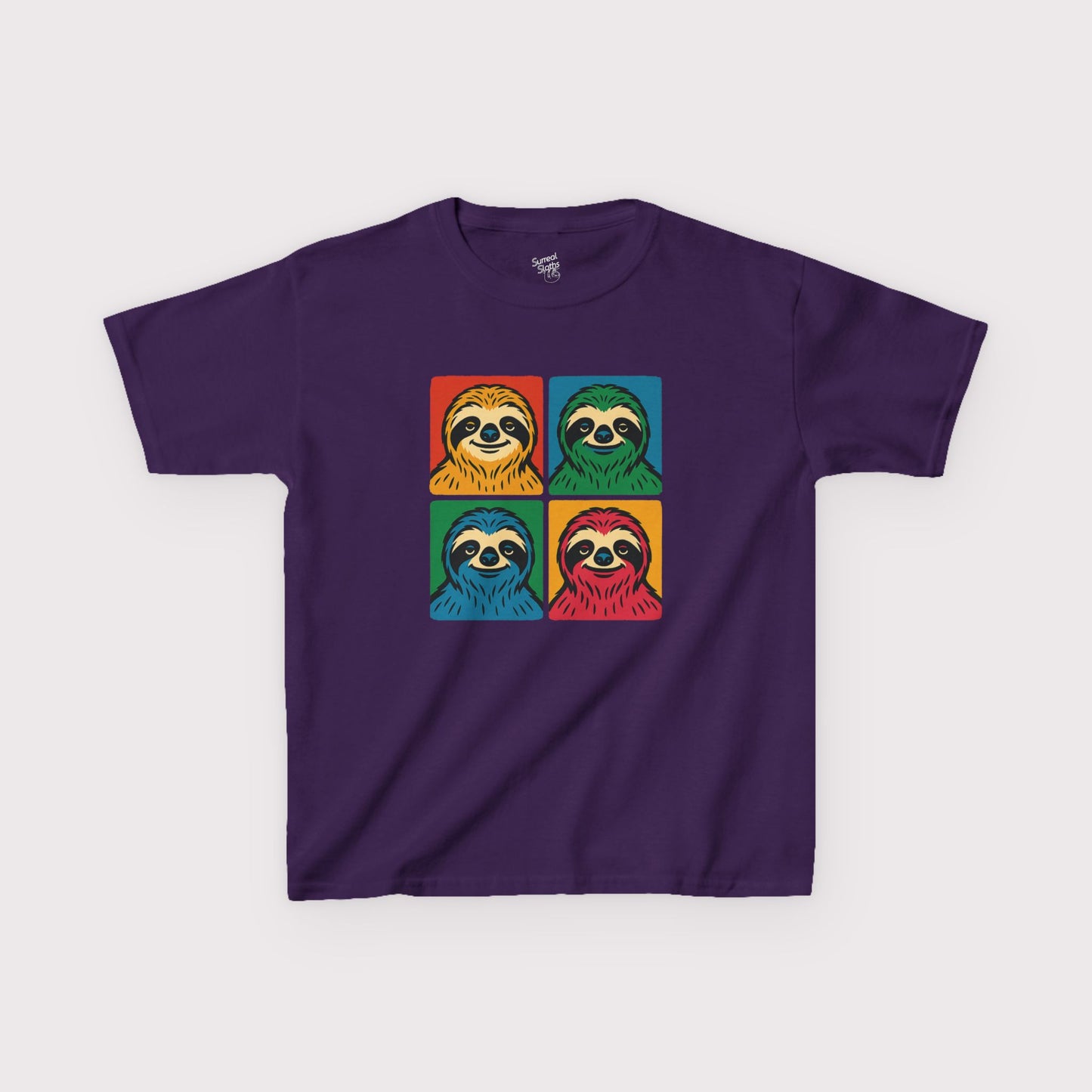 Pop Art Sloths Kids T-Shirt