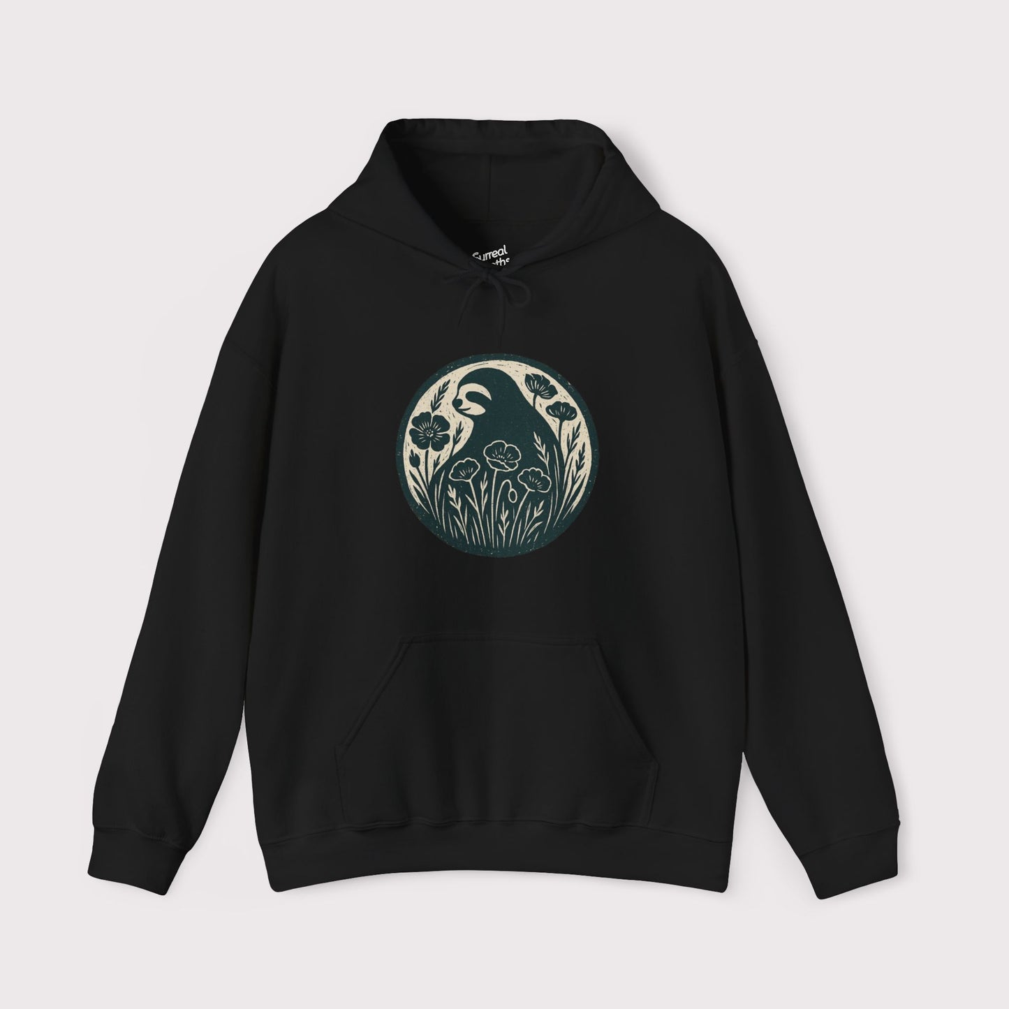 Floral Sloth Emblem Hoodie