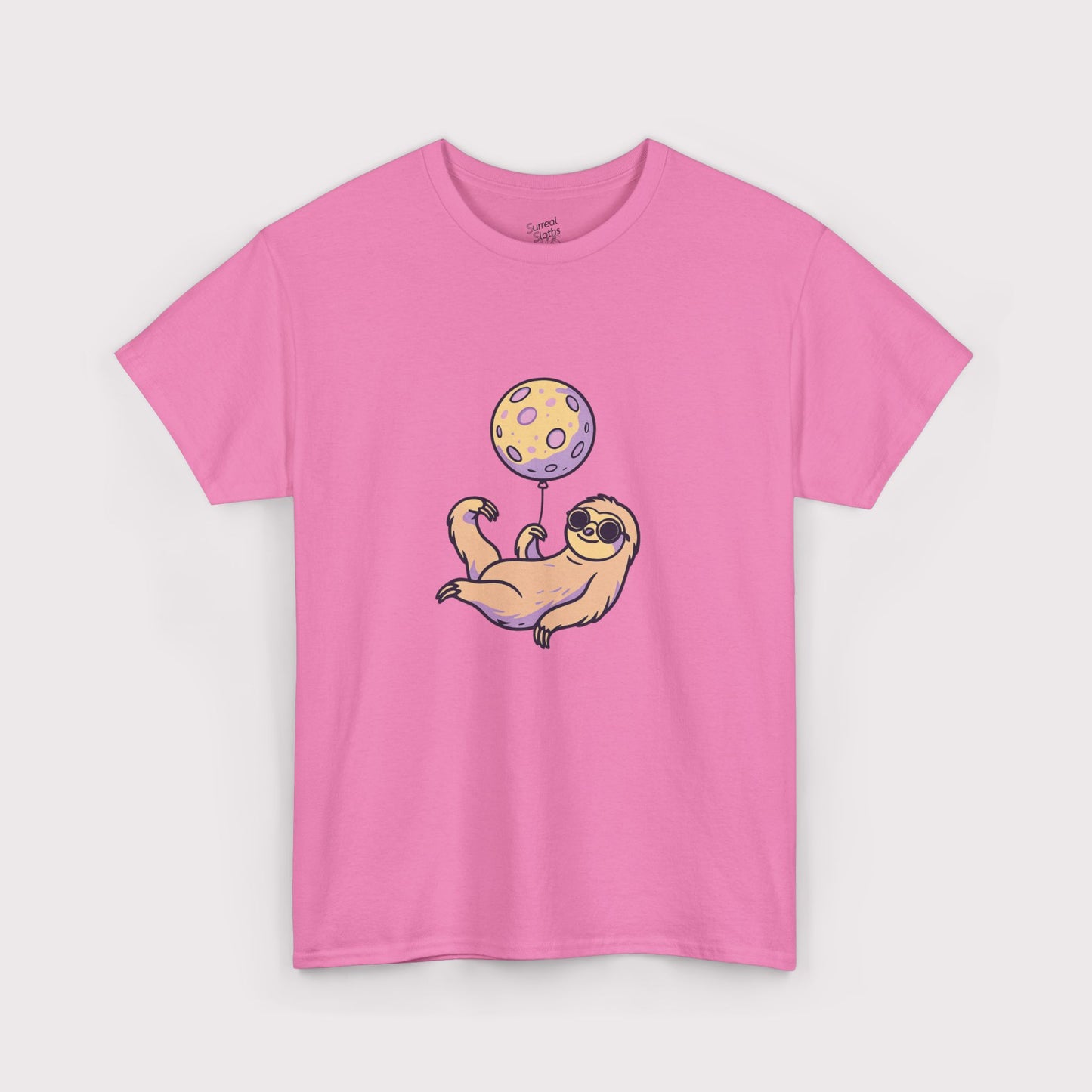 Purple Moon Balloon Sloth T-Shirt