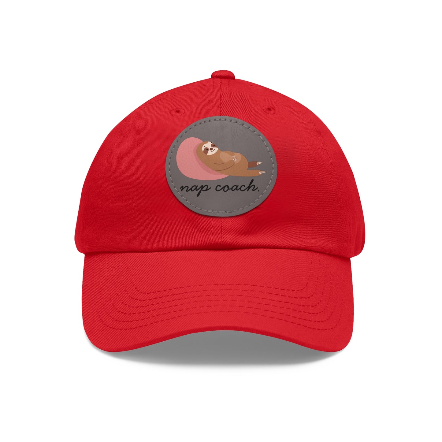 Nap Coach Leather Patch Hat