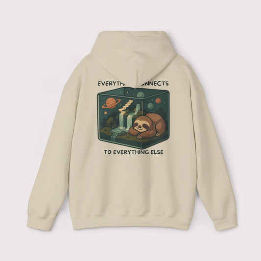 Everything Connects Sloth Hoodie