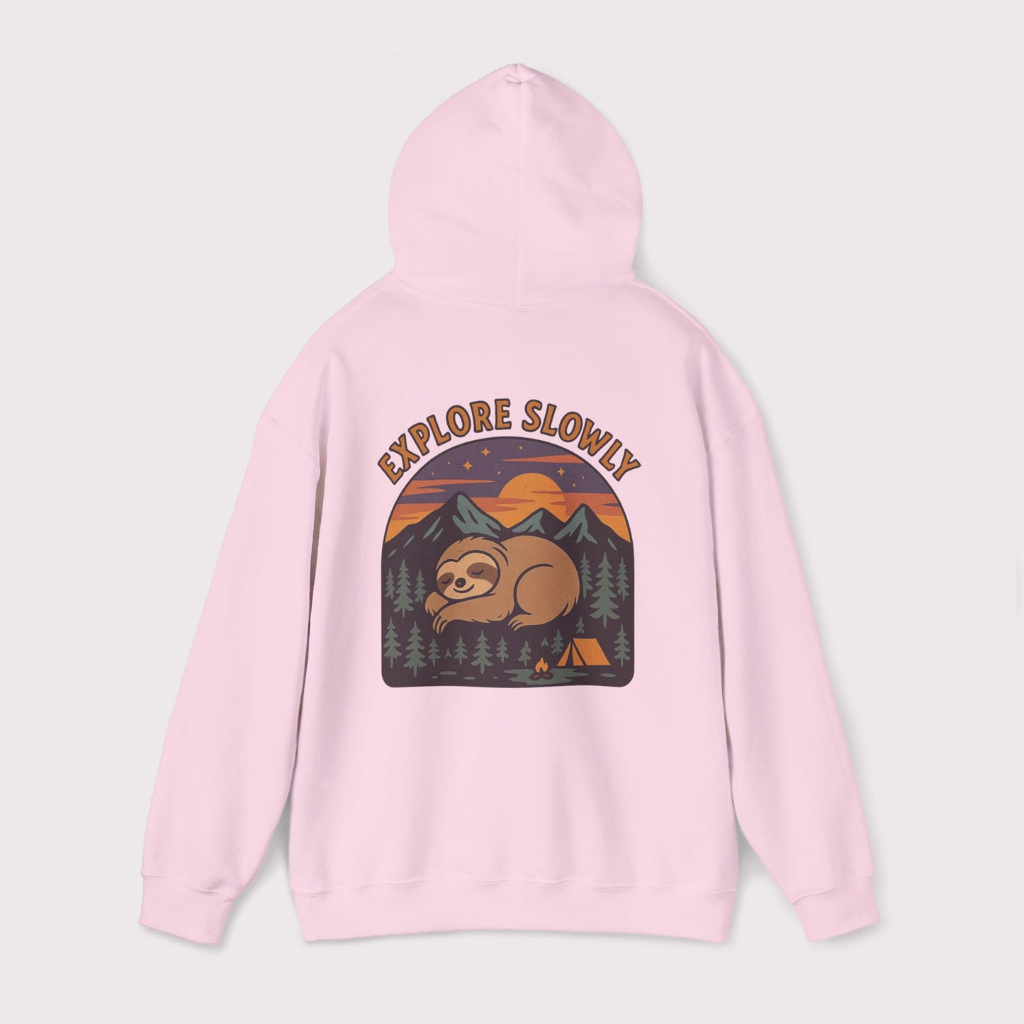 Explore Slowly Sloth Hoodie