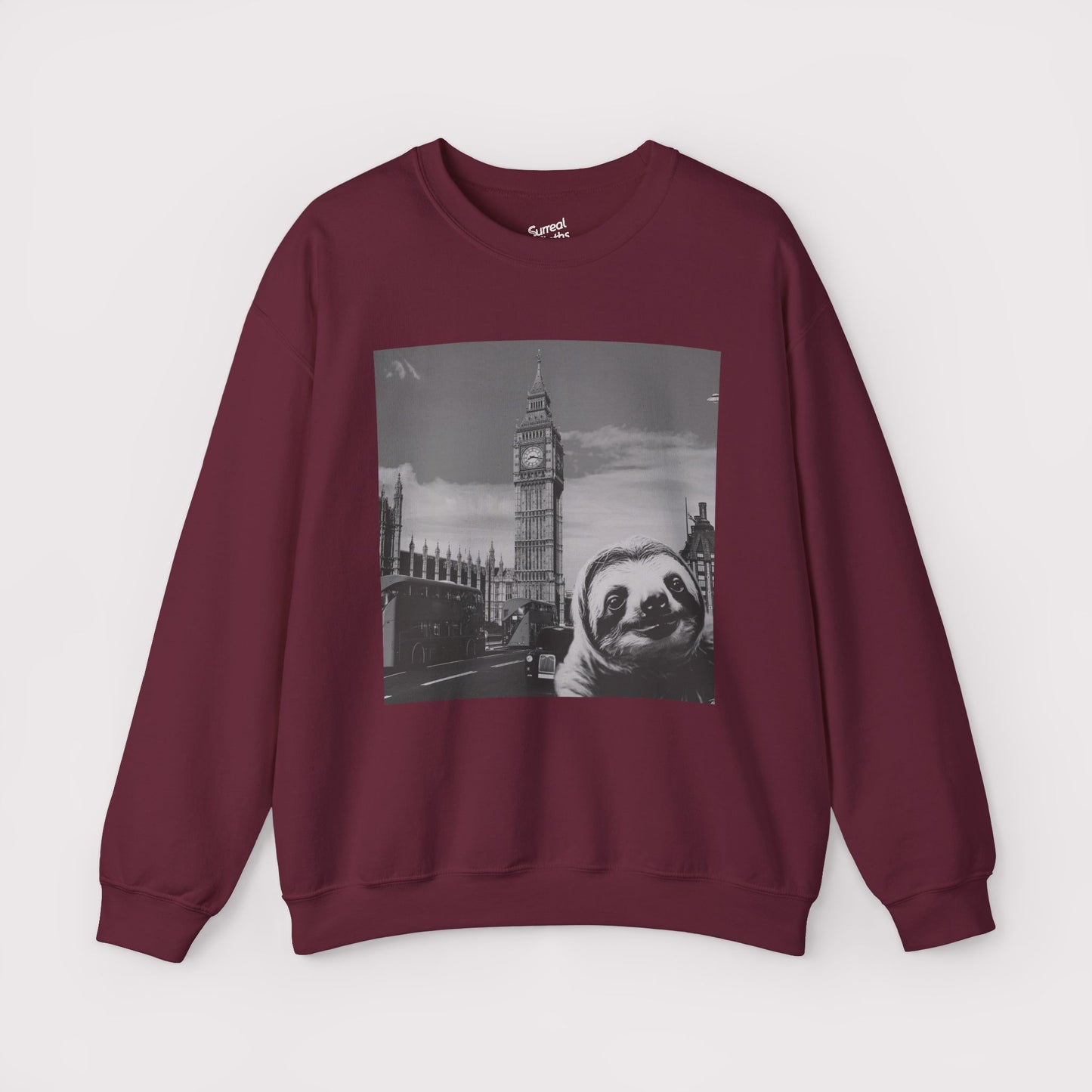 Sloth Selfie Big Ben - Crewneck
