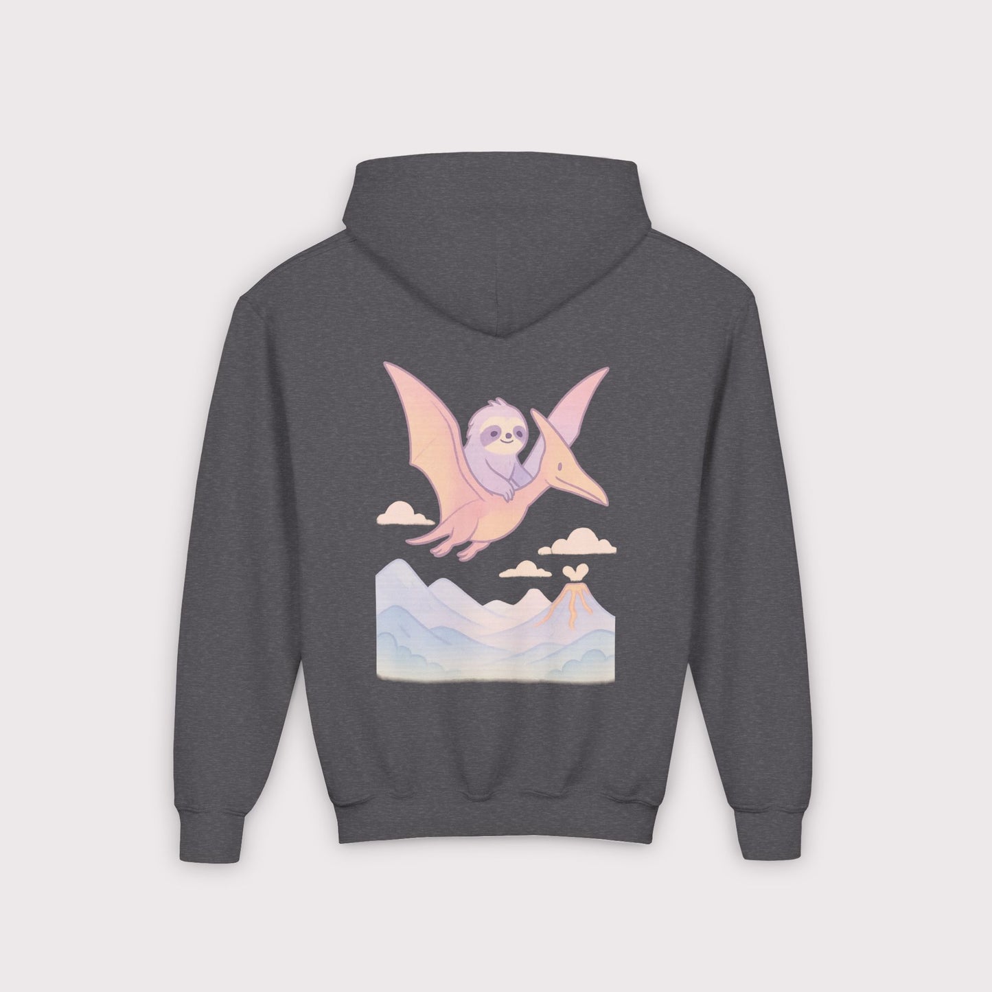 Ptero-Sloth Adventure Kids Hoodie
