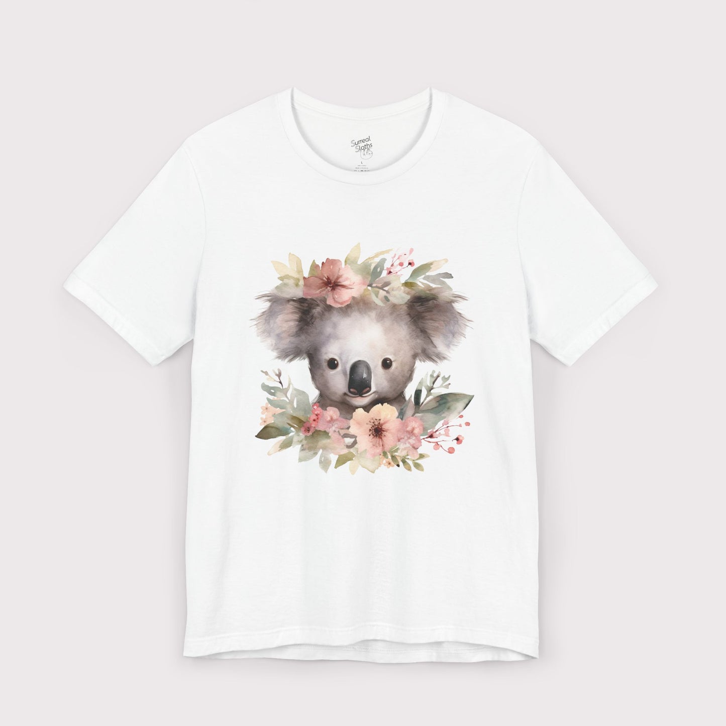 Floral Crown Koala - Jersey Tee
