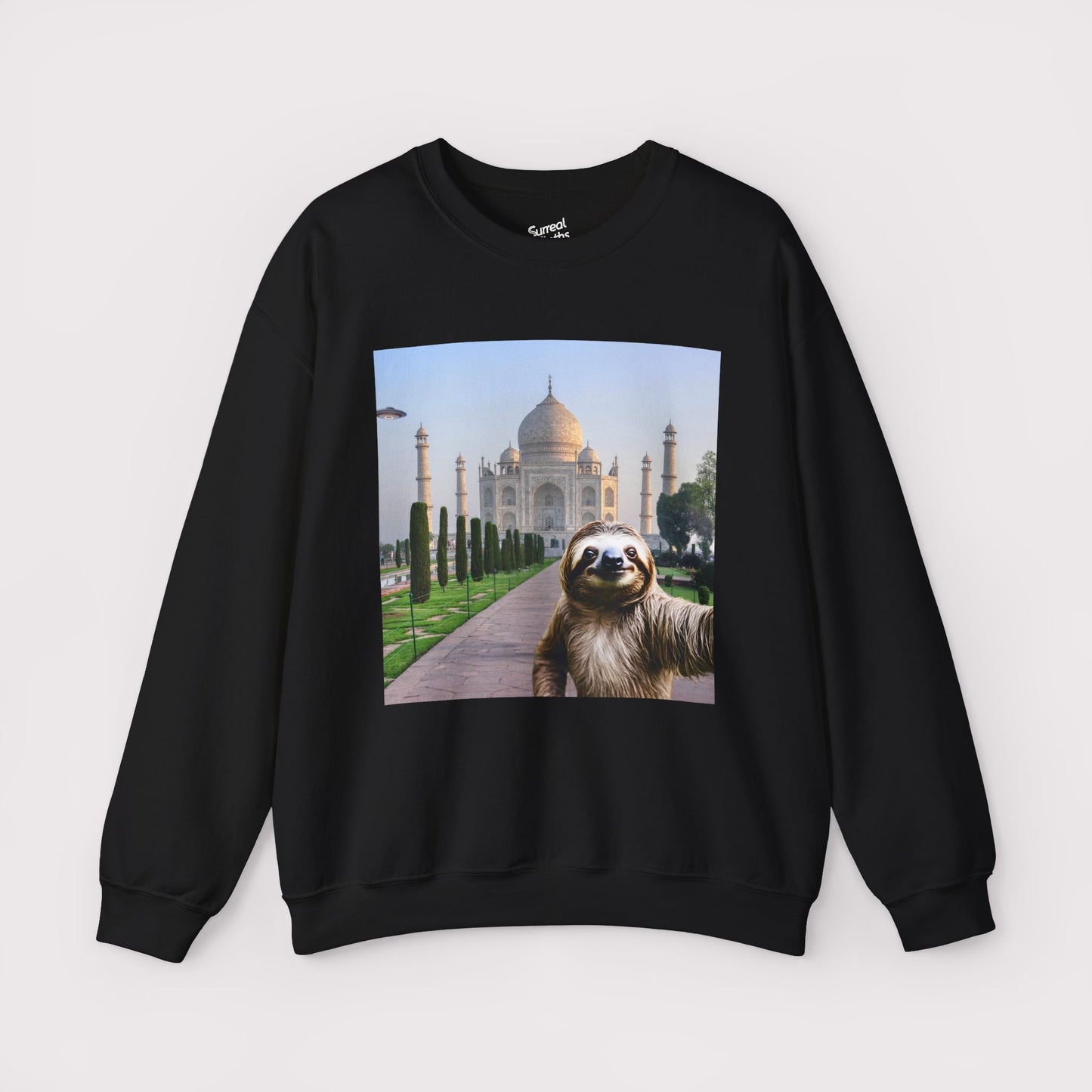Sloth Selfie Taj Mahal - Crewneck
