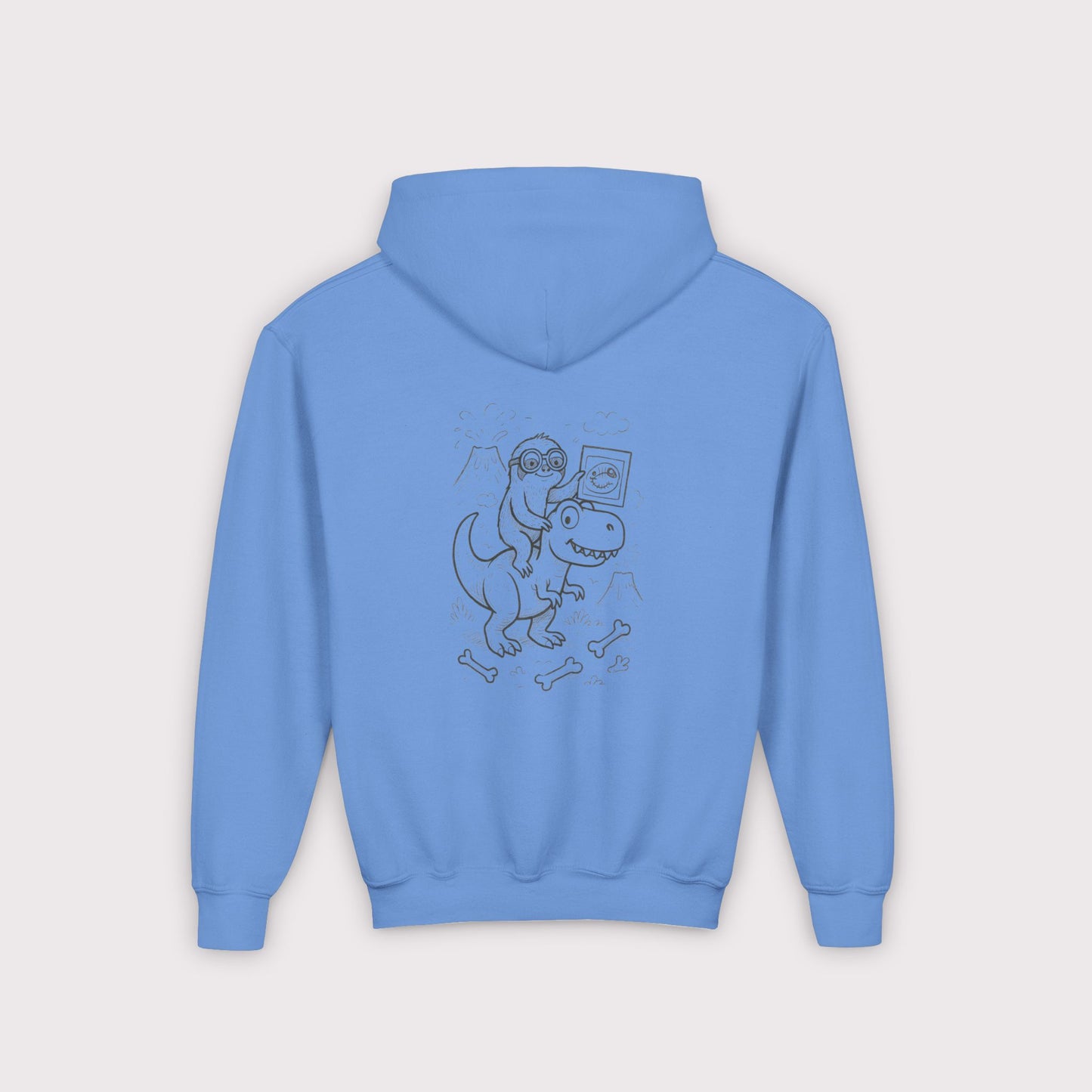 Fossil Hunter Sloth Kids Hoodie