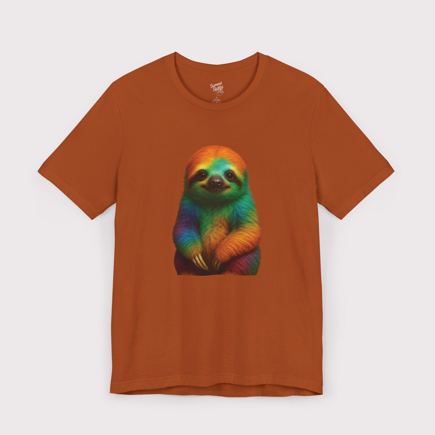 Rainbow Vibes Sloth T-Shirt