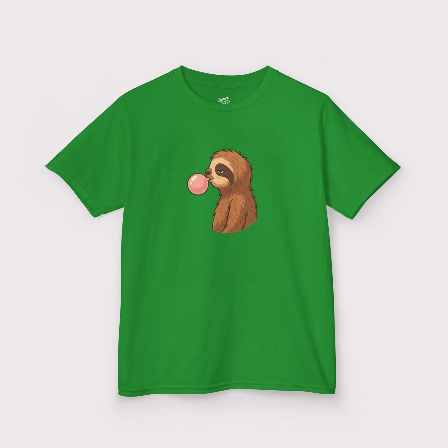 Bubble Blowing Sloth Kids T-Shirt