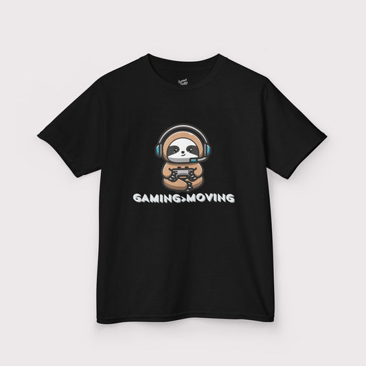 “Gaming > Moving” Kids Tee