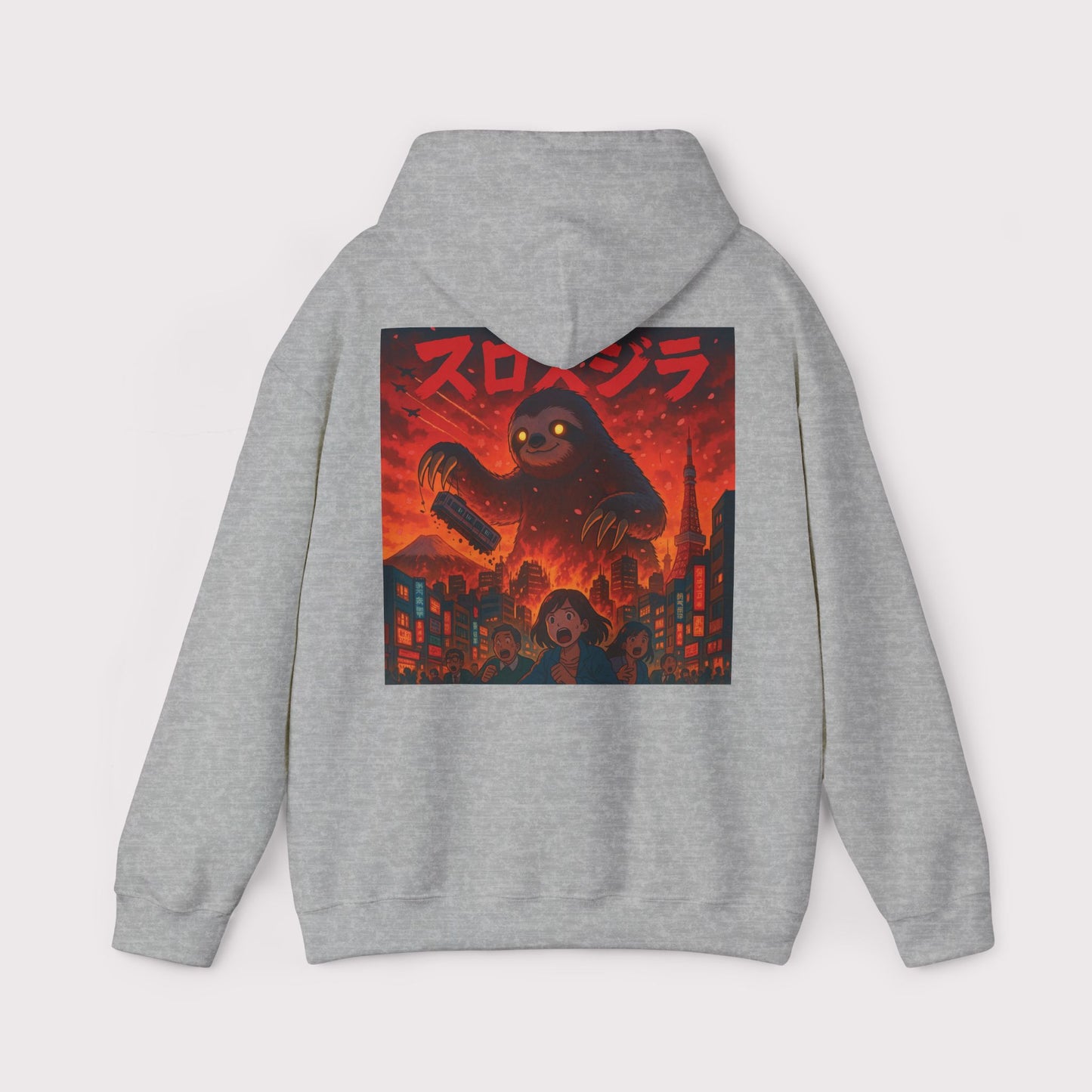 Slothzilla Anime Hoodie