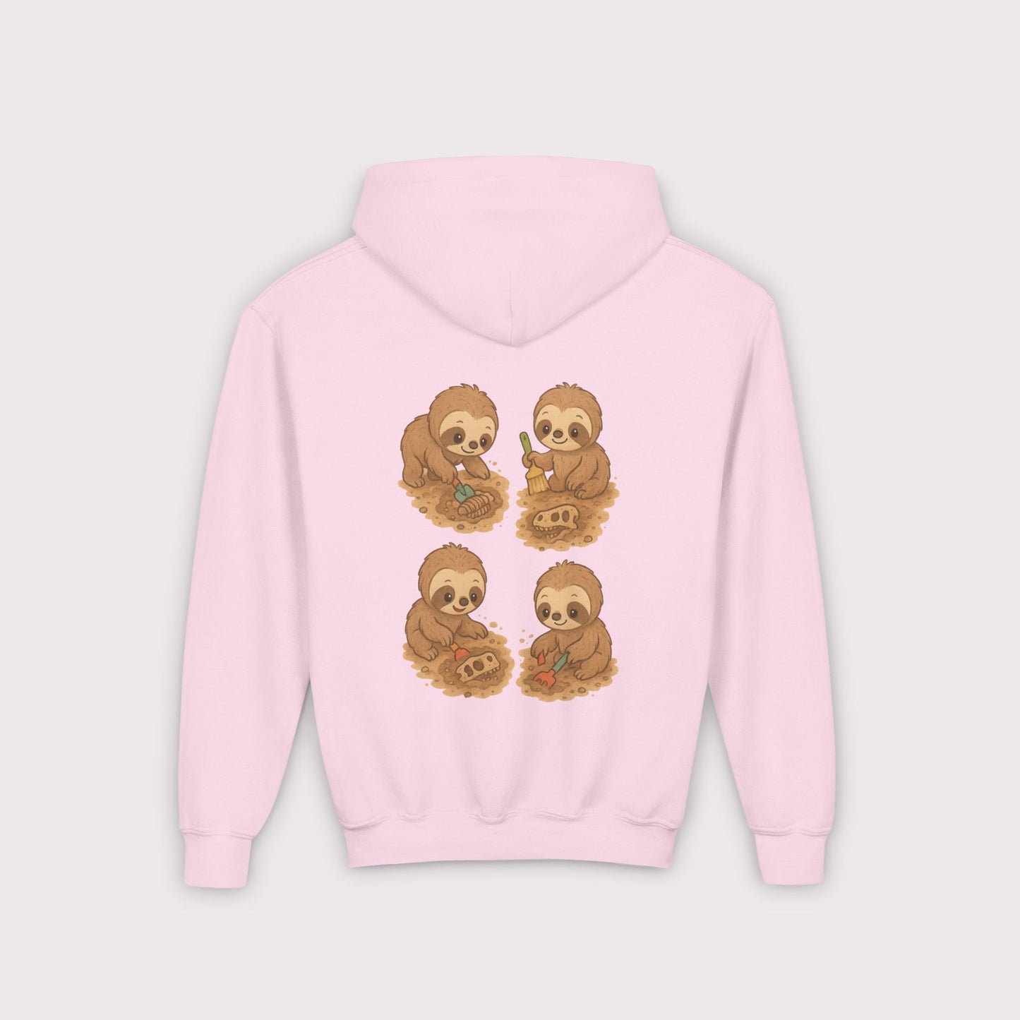 Sloth Fossil Diggers Kids Hoodie