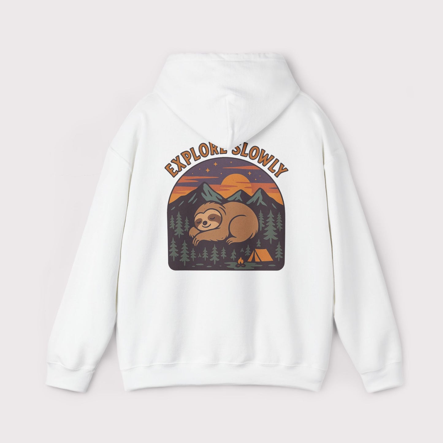 Explore Slowly Sloth Hoodie