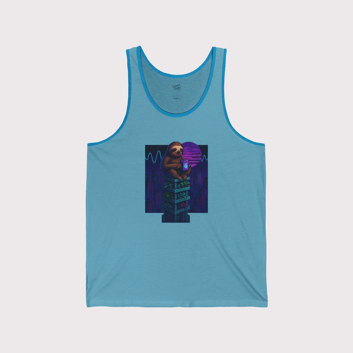 Neon Slothscape Tank Top