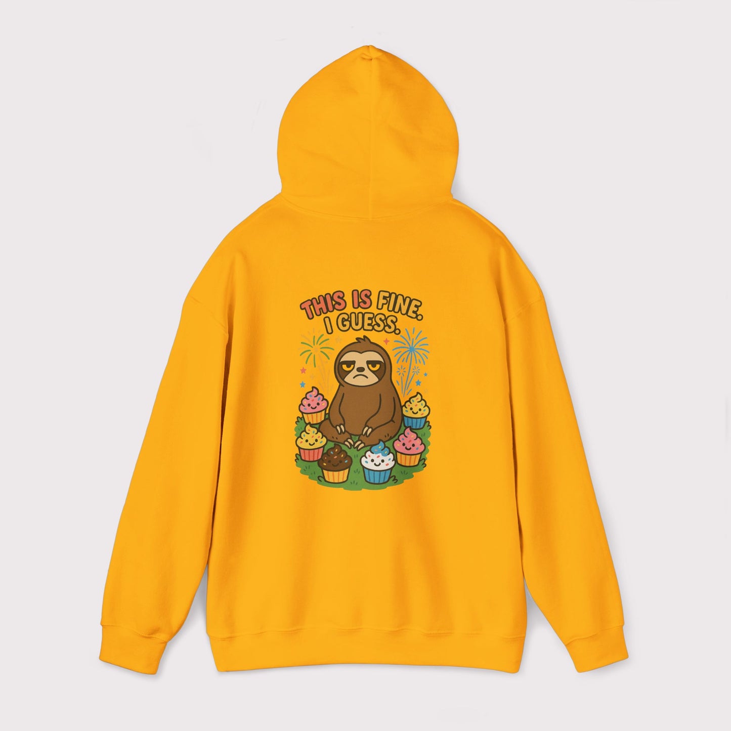 This Is Fine Sloth Hoodie