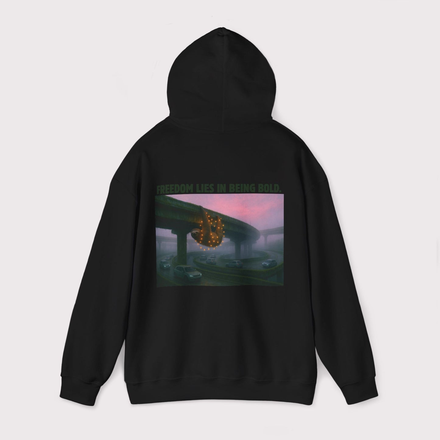 Bold Freedom Sloth Hoodie