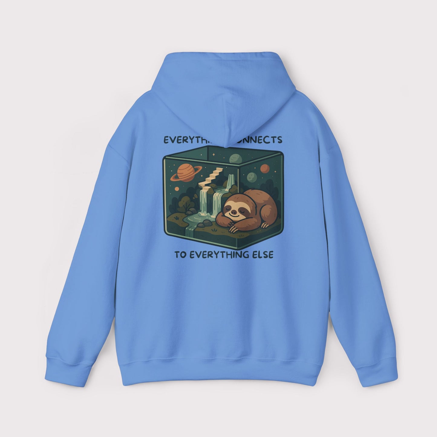 Everything Connects Sloth Hoodie