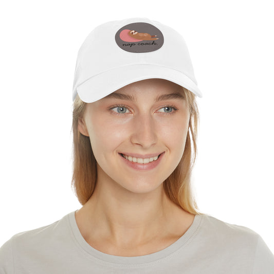Nap Coach Leather Patch Hat