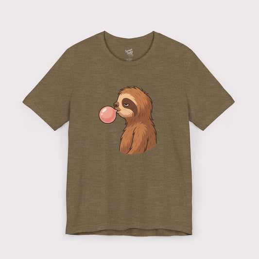 Bubble Blowing Sloth T-Shirt