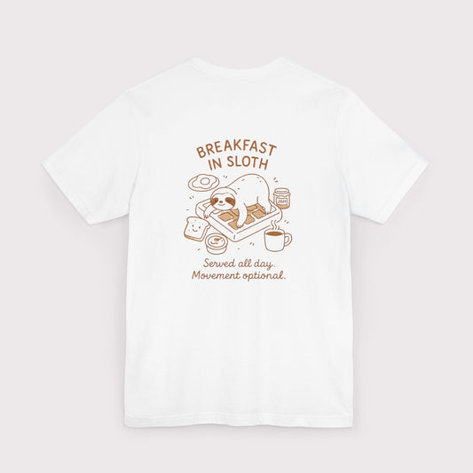 Breakfast in Sloth T-Shirt