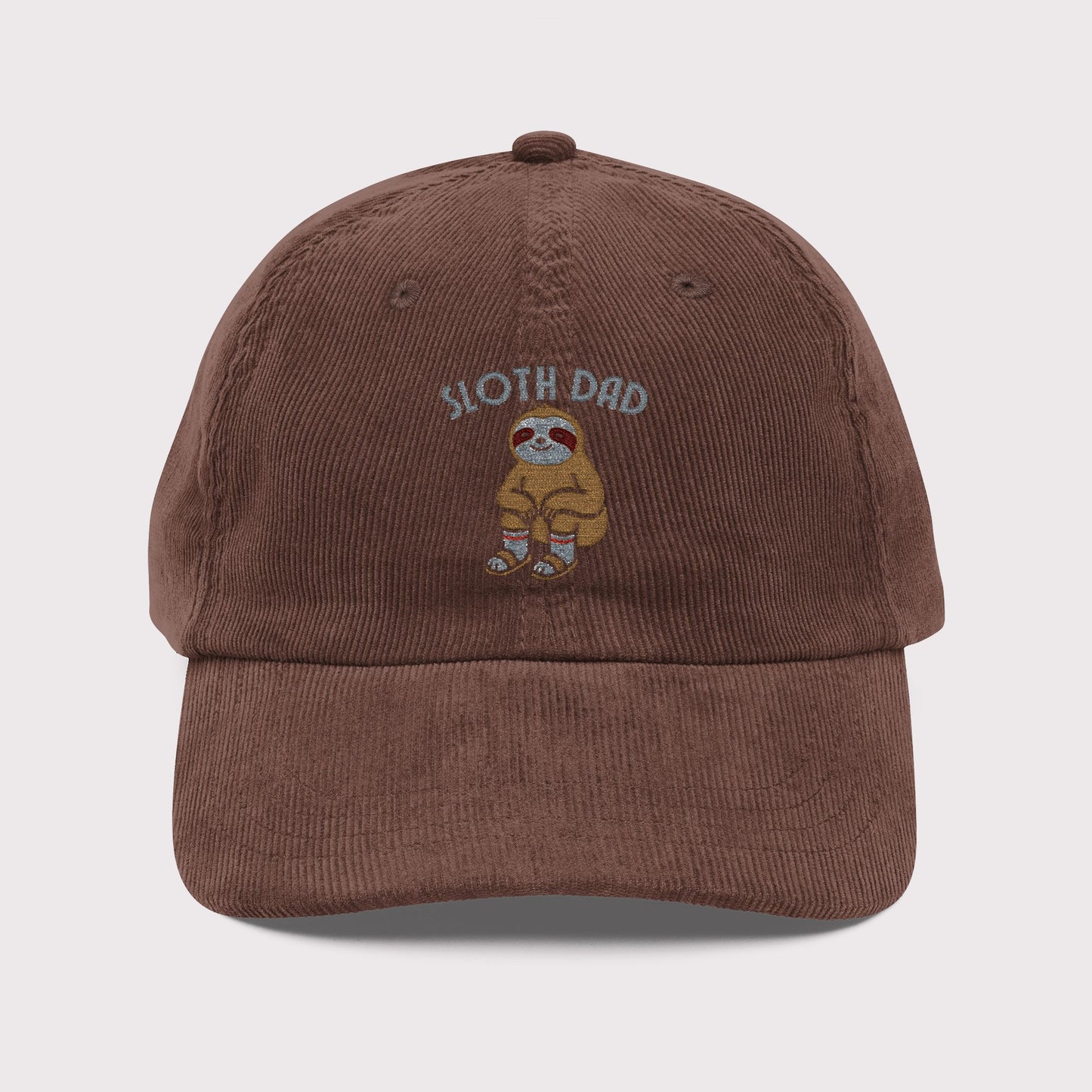 Sloth Dad Corduroy Hat