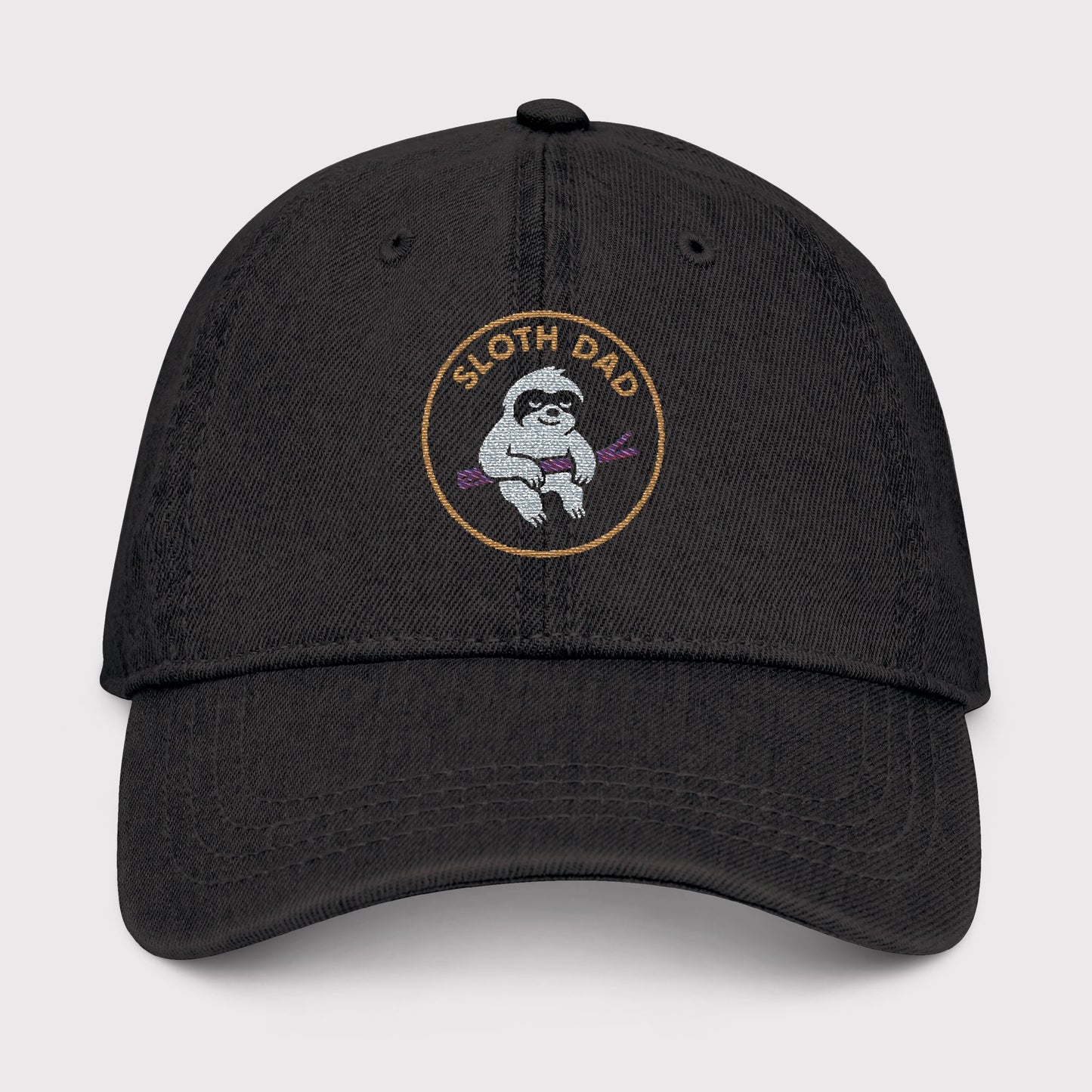 Sloth Dad Denim Hat