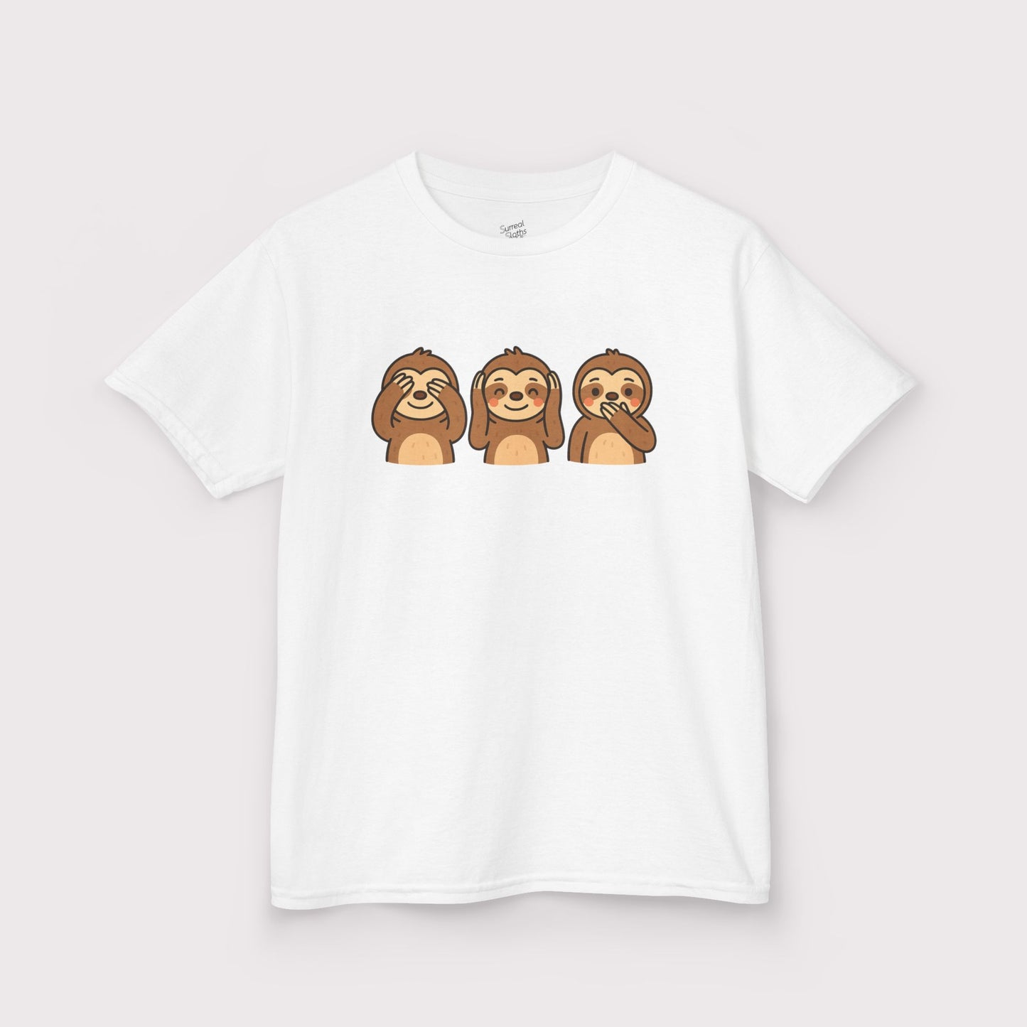 No Evil Sloths Kids T-Shirt