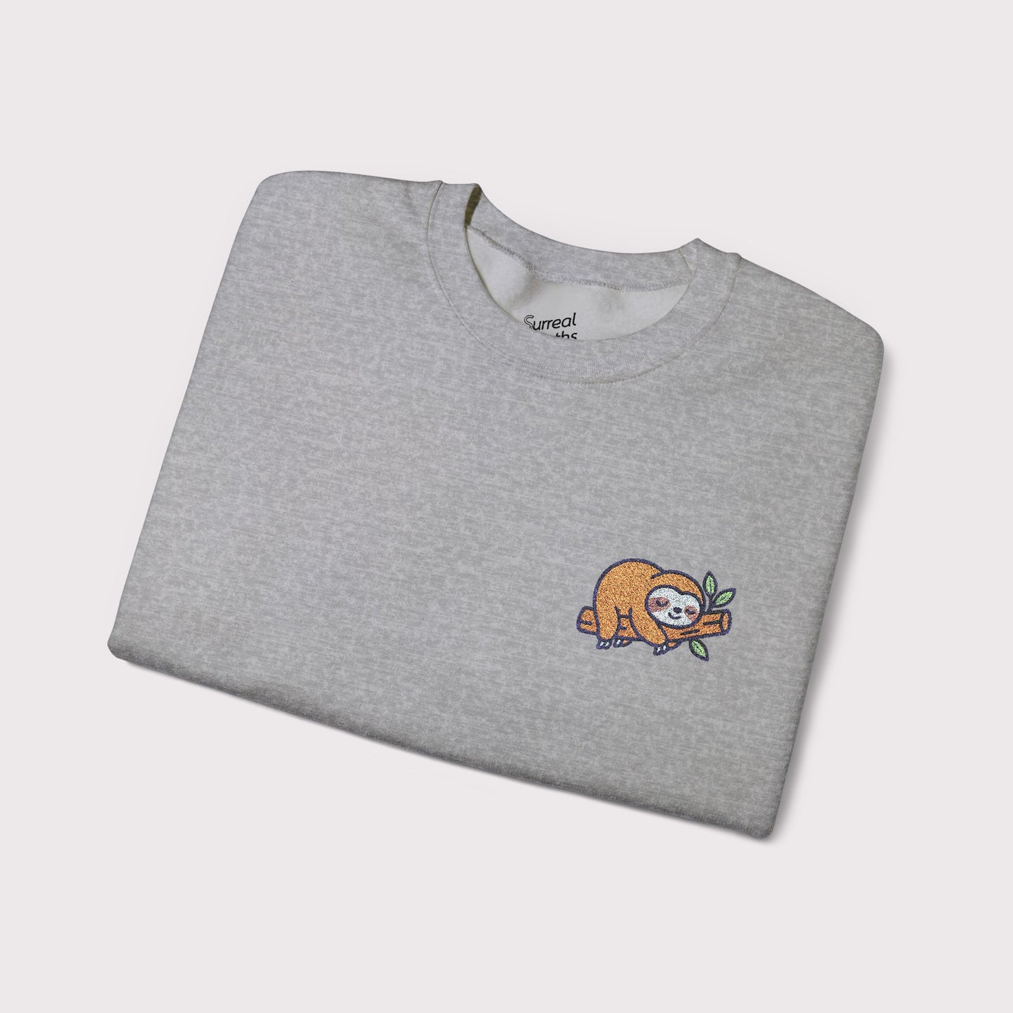Chill on a Limb Embroidered Crewneck