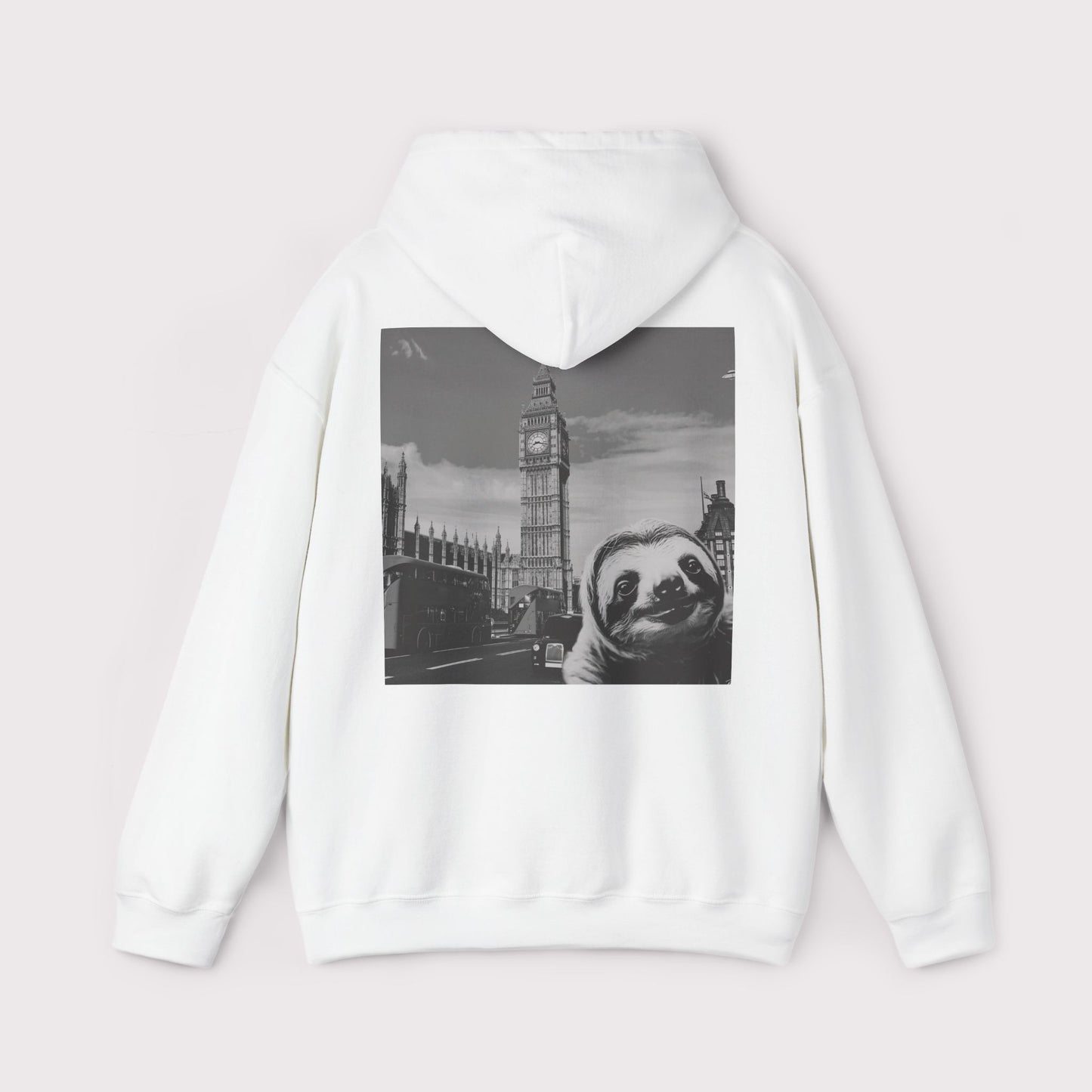 Sloth Selfie Big Ben - Hoodie