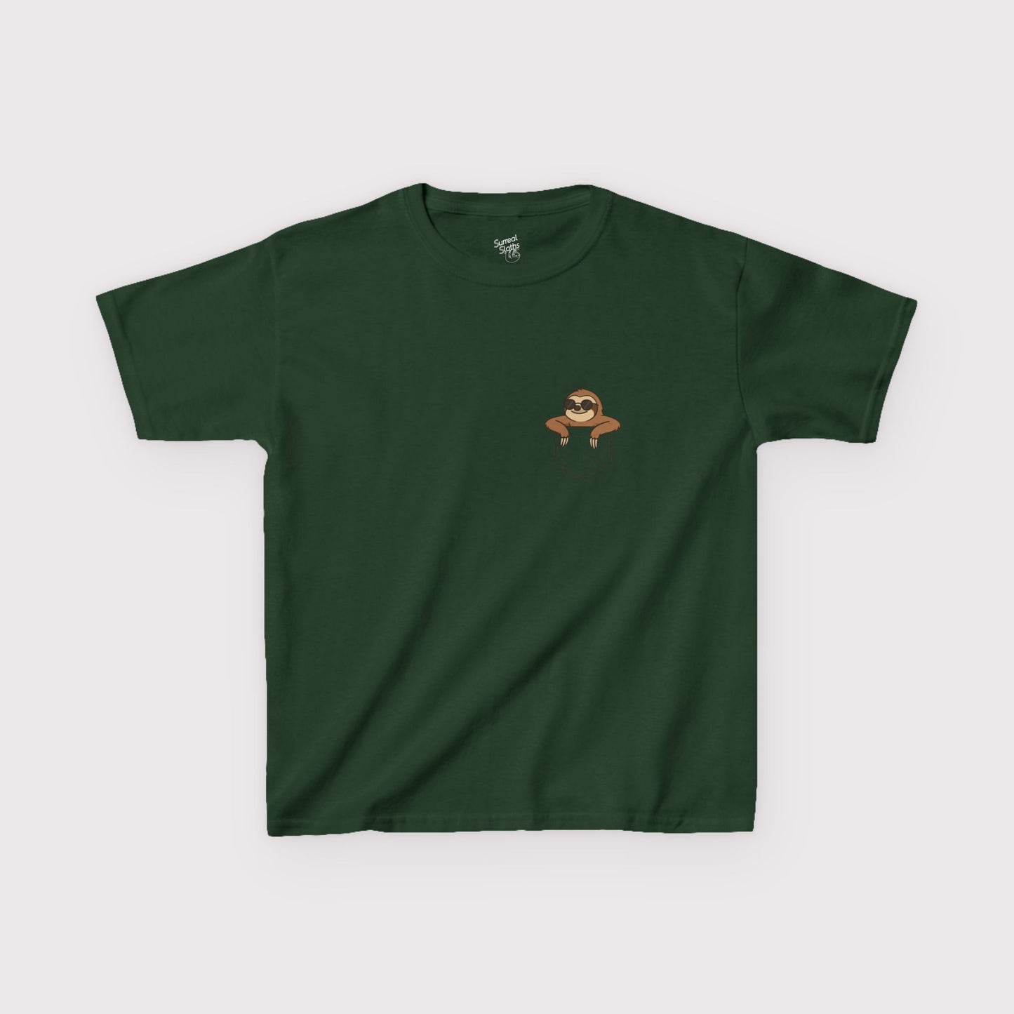 Pocket Cool Sloth Kids T-Shirt