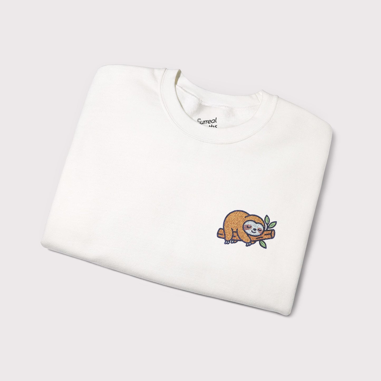 Chill on a Limb Embroidered Crewneck