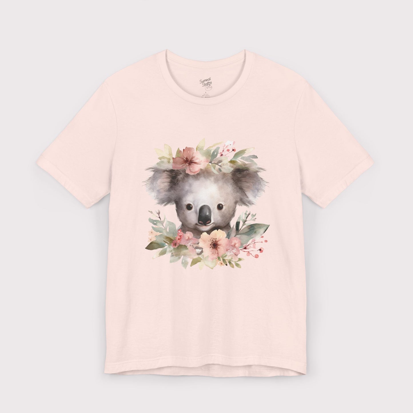 Floral Crown Koala - Jersey Tee