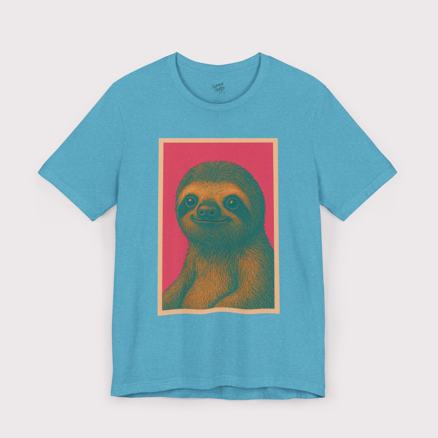 Retro Sloth Portrait T-Shirt
