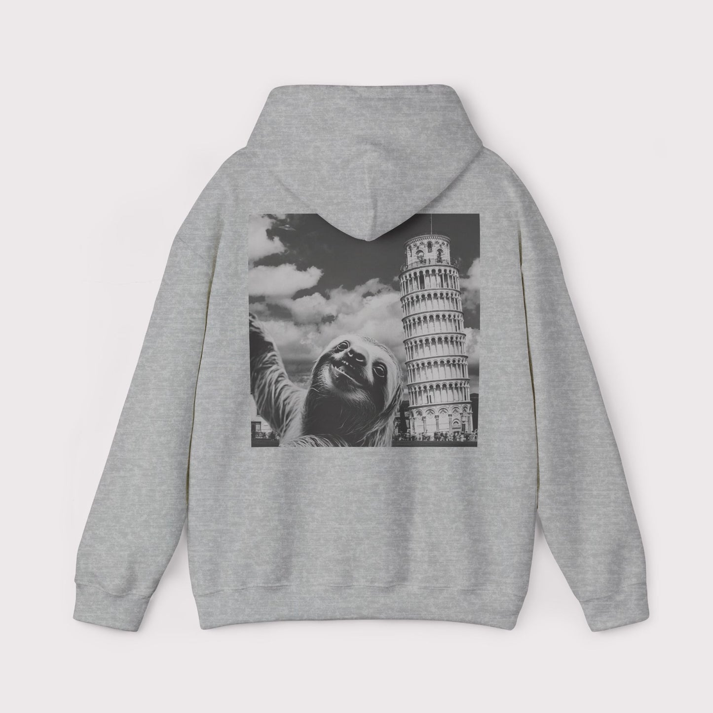 Sloth Selfie Leaning Tower of Pisa - Hoodie
