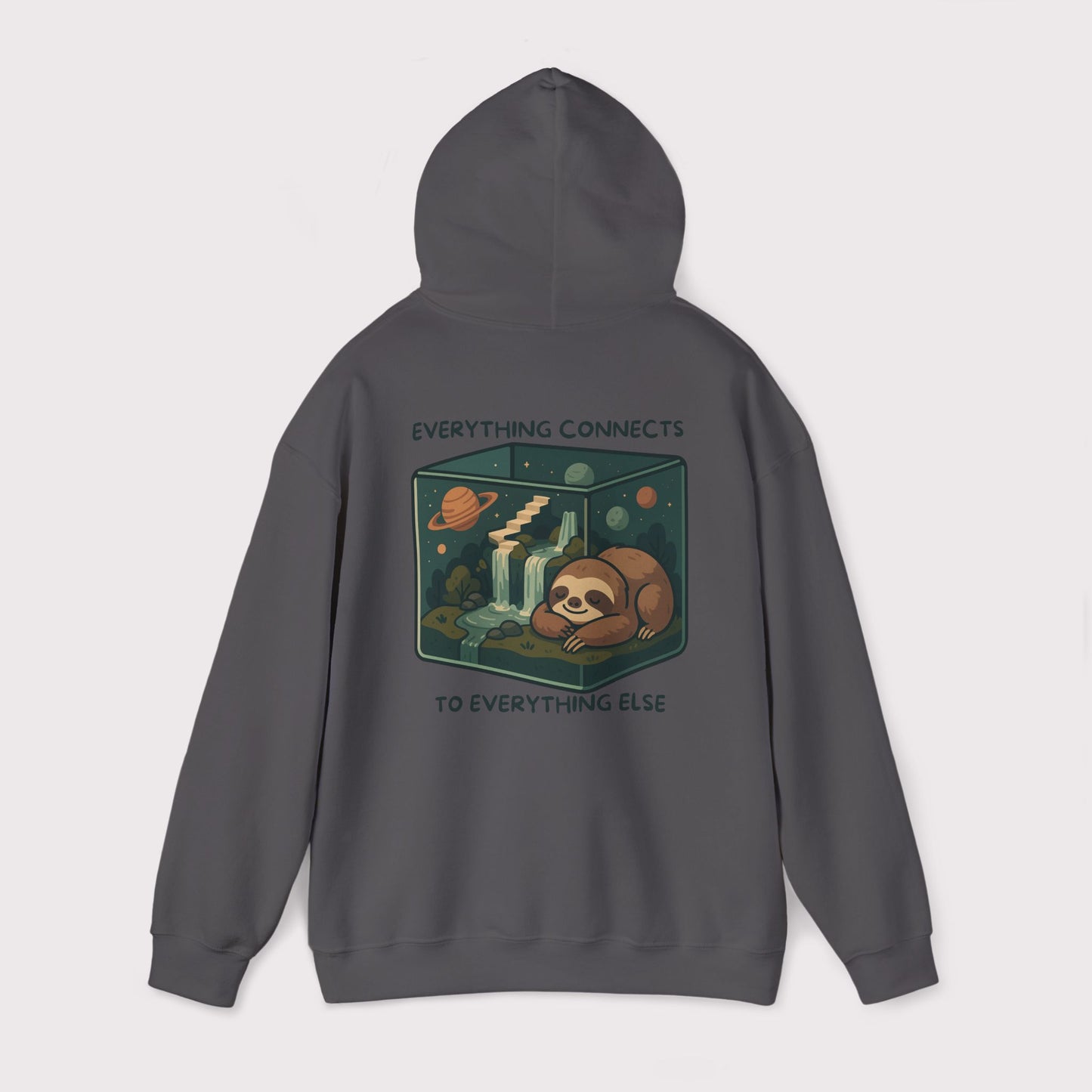 Everything Connects Sloth Hoodie