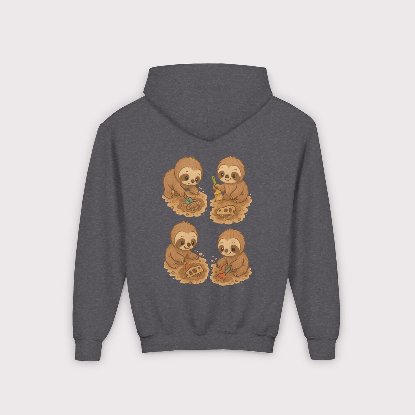 Sloth Fossil Diggers Kids Hoodie
