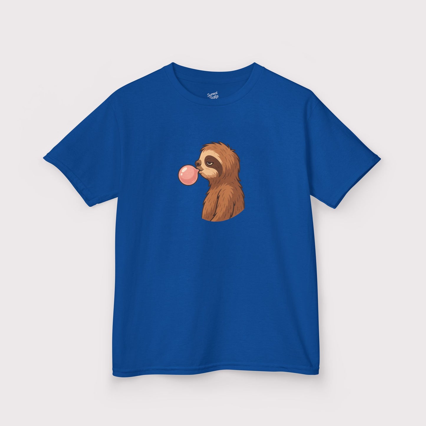Bubble Blowing Sloth Kids T-Shirt