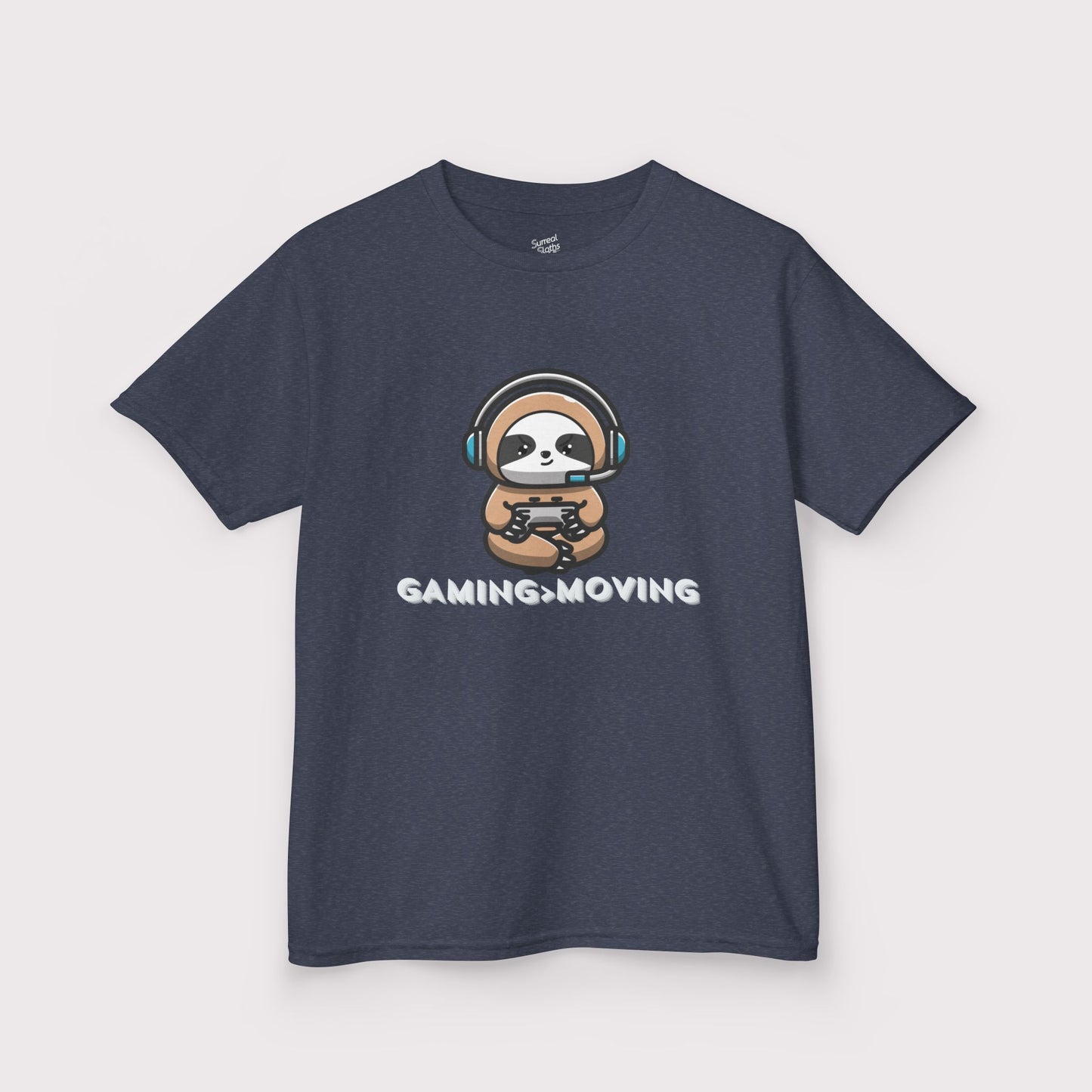 “Gaming > Moving” Kids Tee