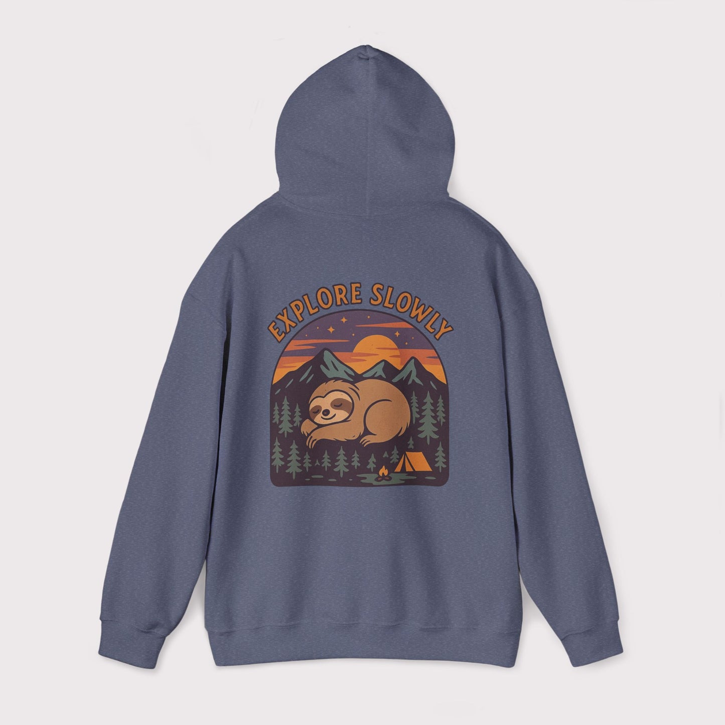 Explore Slowly Sloth Hoodie