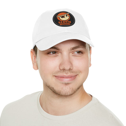 Sloth Mode Leather Patch Hat