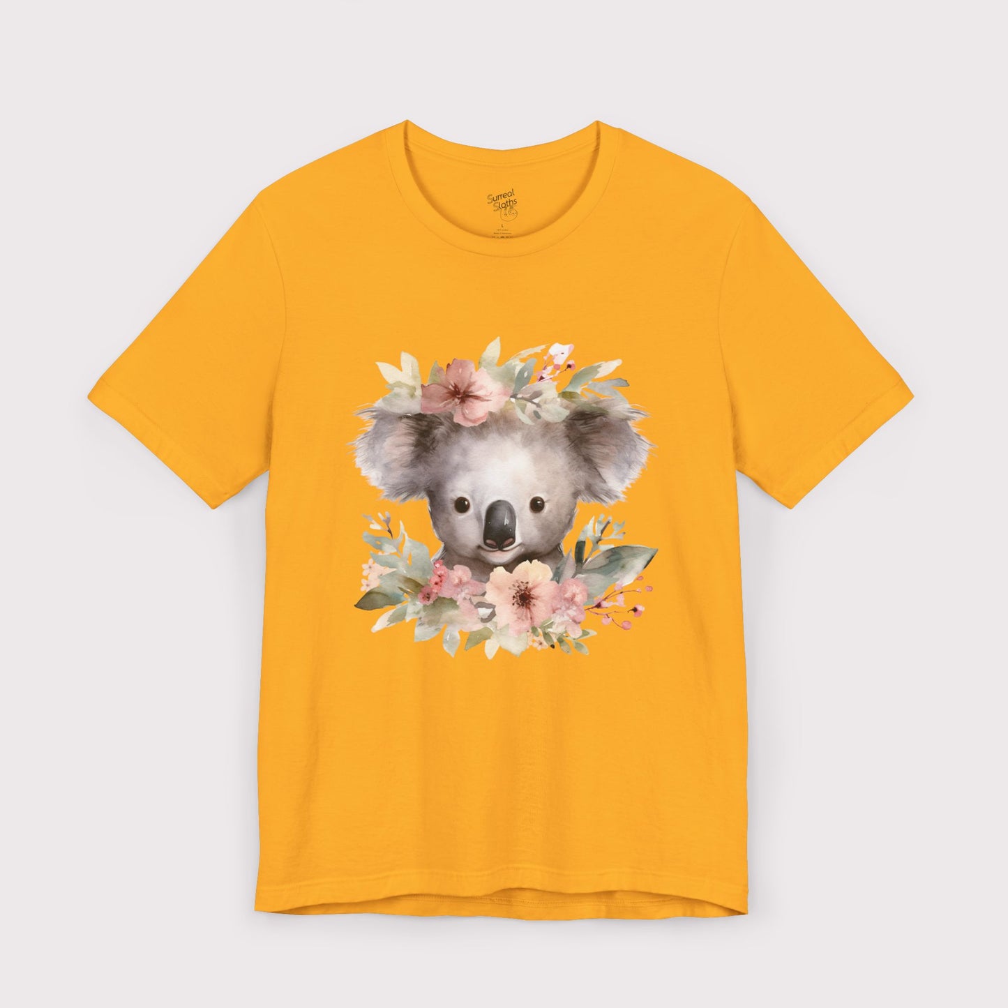 Floral Crown Koala - Jersey Tee