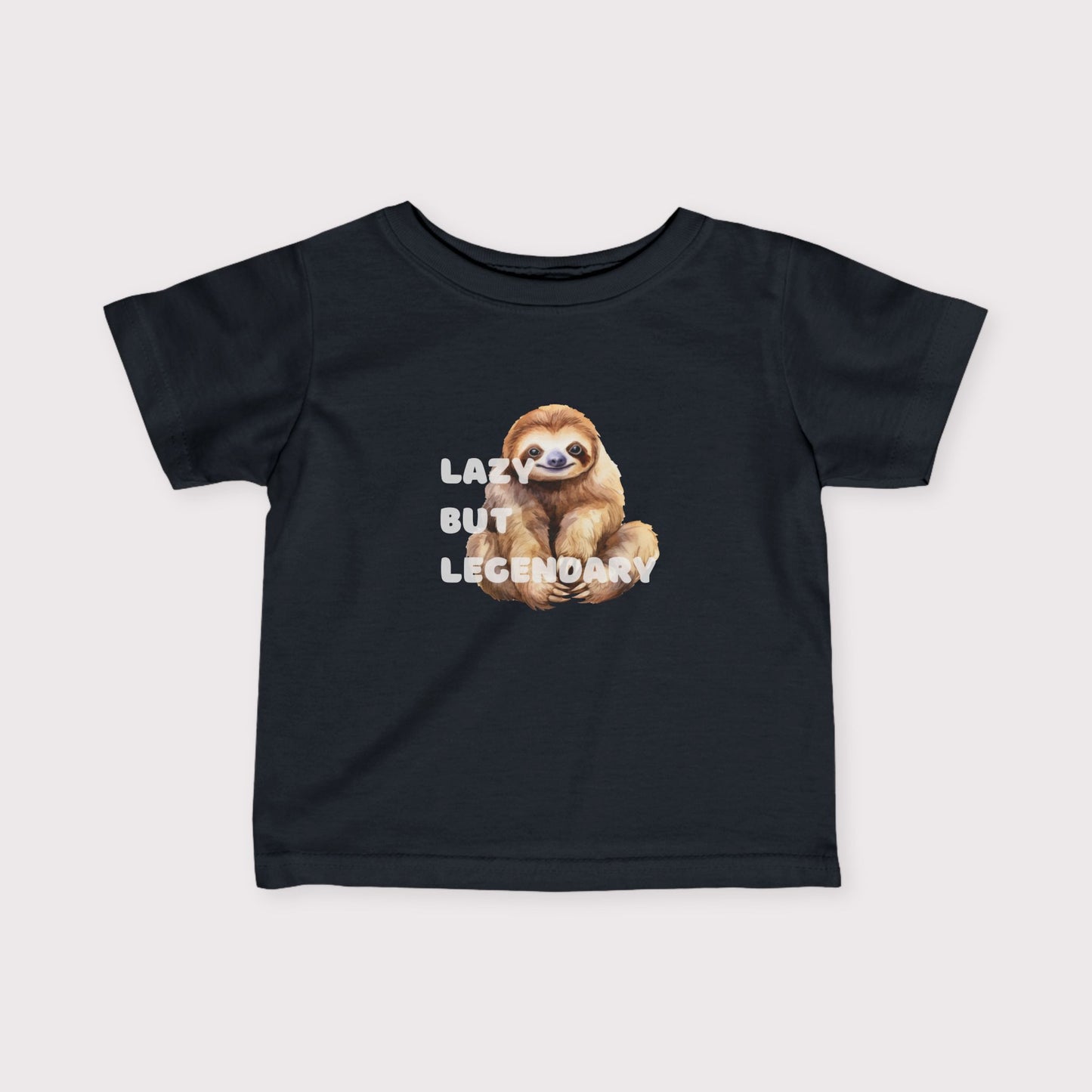 Baby Sloth Toddler Tee – Lazy but Legendary