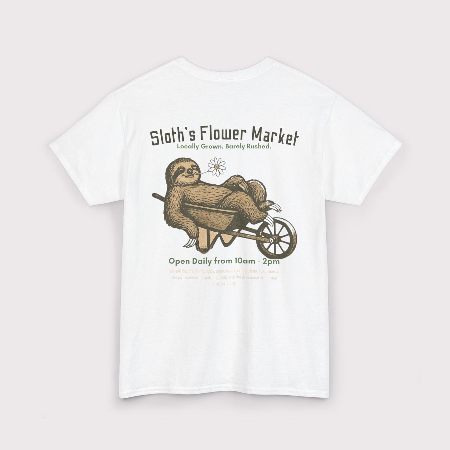 Sloth’s Flower Market T-Shirt