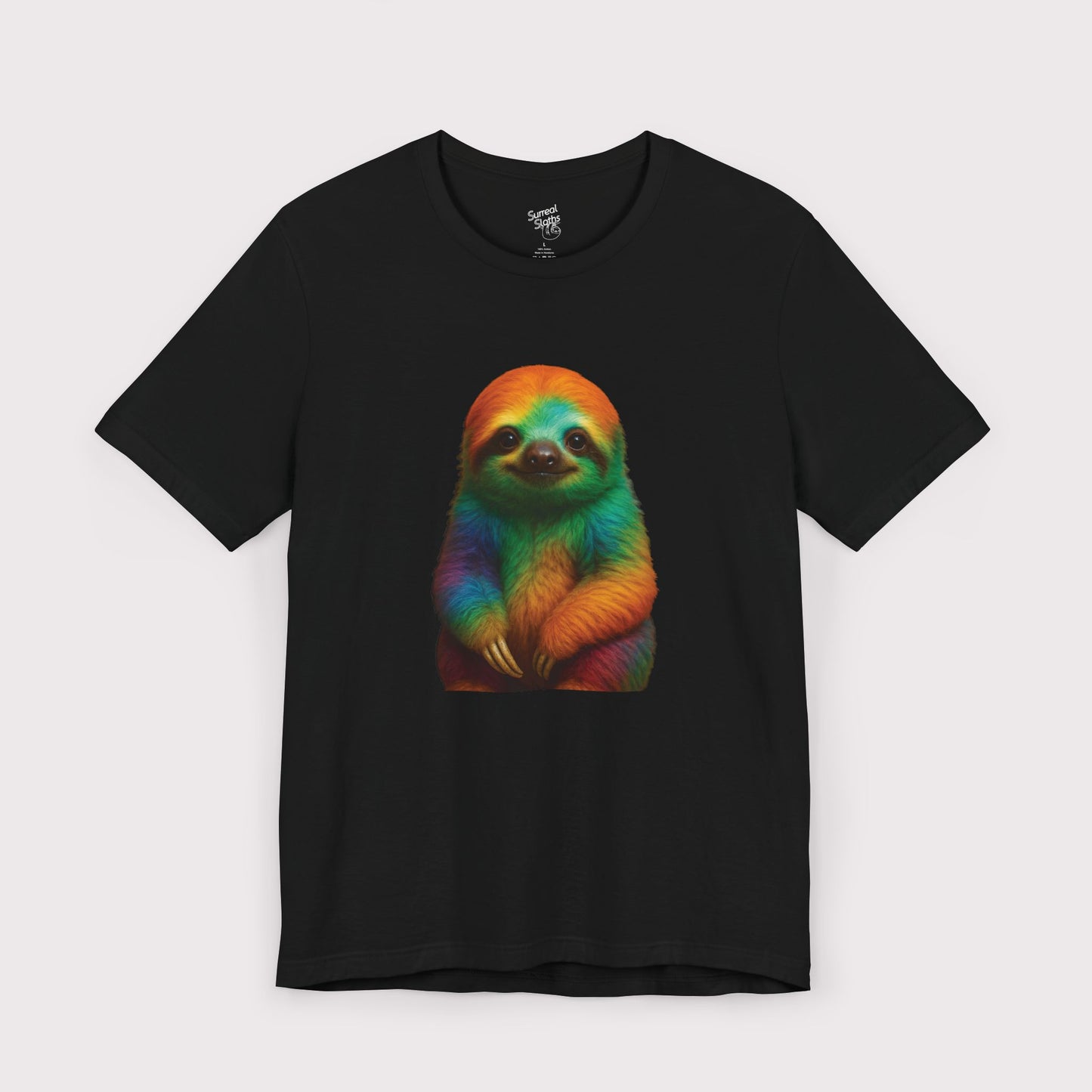 Rainbow Vibes Sloth T-Shirt