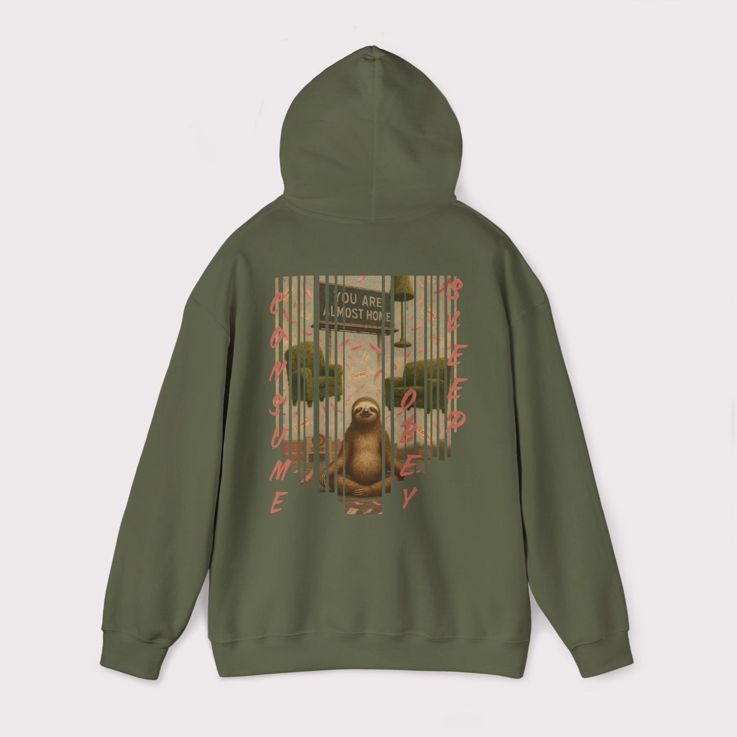 Consume Obey Sleep Sloth Hoodie