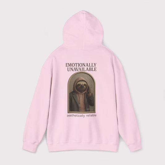 Emotionally Unavailable Sloth Hoodie