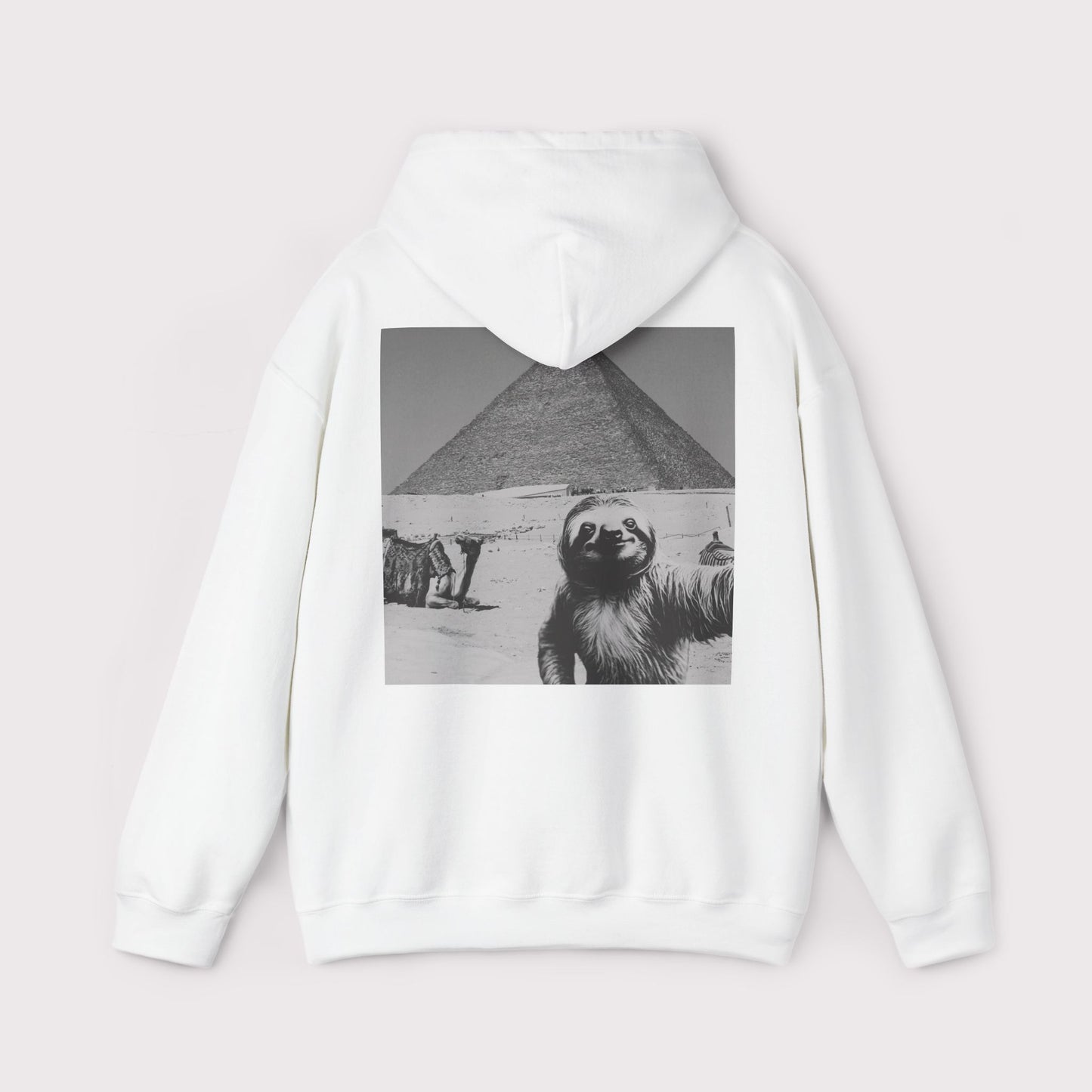 Sloth Selfie Pyramids of Egypt - Hoodie
